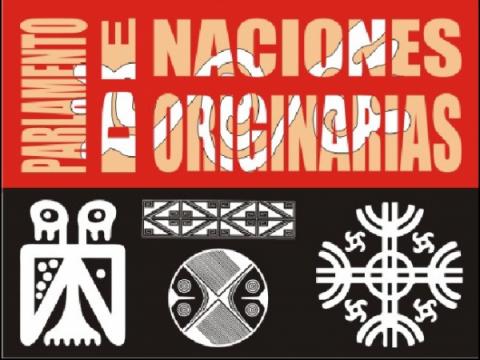 Panfleto para el rechazo del Parlamento de Naciones Originarias de Argentina al Decreto presidencial que crea un Consejo Consultivo y Participativo de los Pueblos Indígenas en Argentina sin consulta a las comunidades y organizaciones de los Pueblos Indígenas